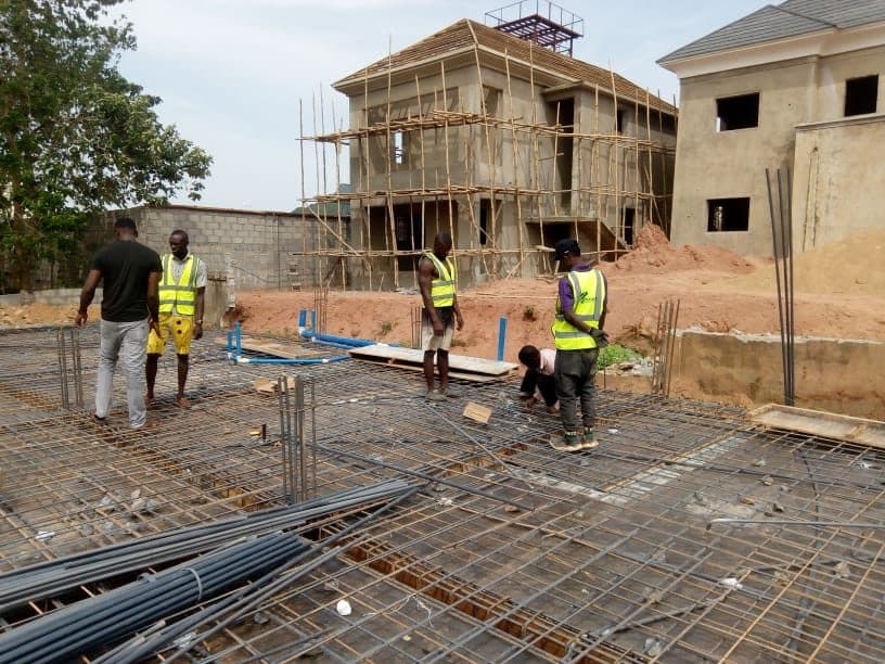 Slab works alongside the main structure